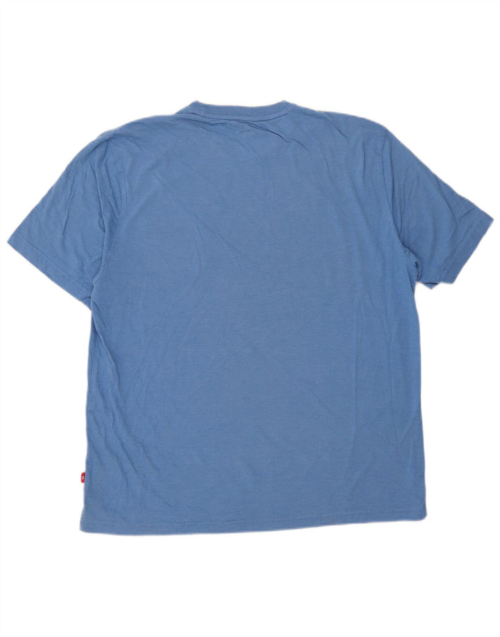 Izod - Camiseta para hombre, talla grande, color azul
