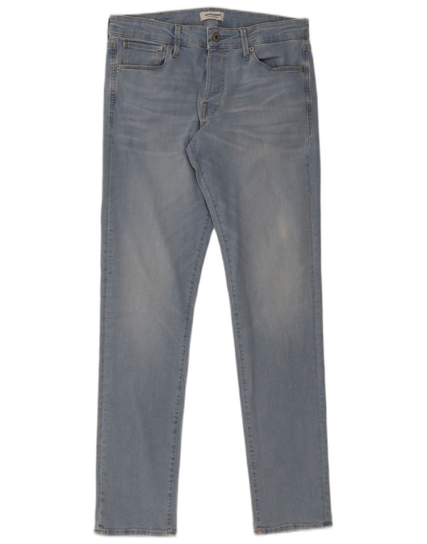 Jack & Jones Vaqueros pitillo para hombre W34 L32 Algodón azul