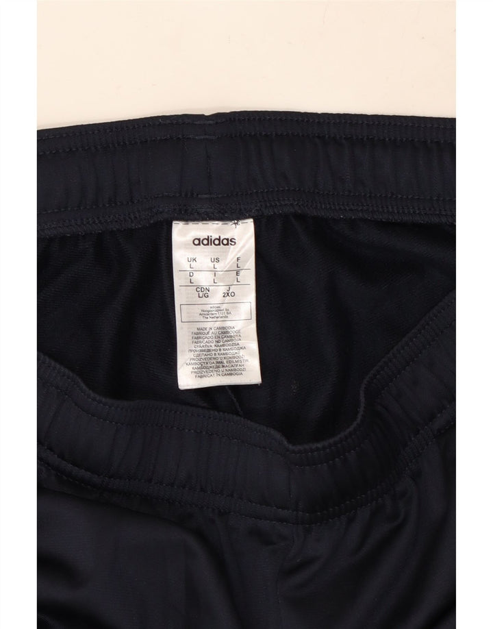ADIDAS Hombre Chándal Pantalones Joggers Grande Azul Marino Poliéster