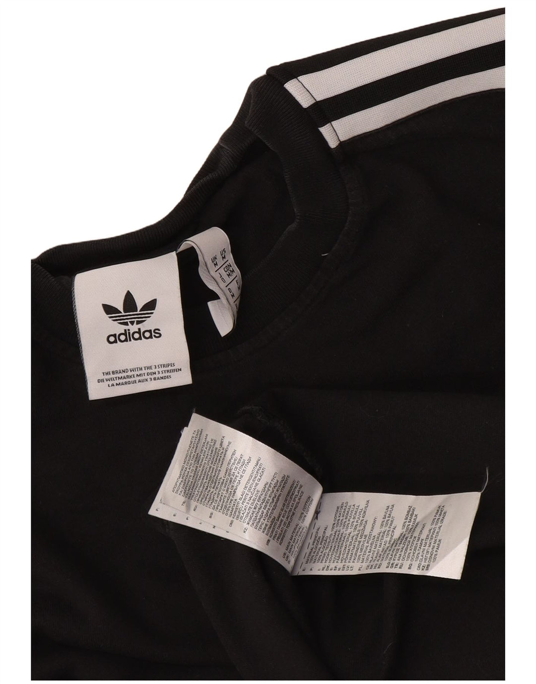 Camiseta Adidas Hombre Top Medium Negro Algodón