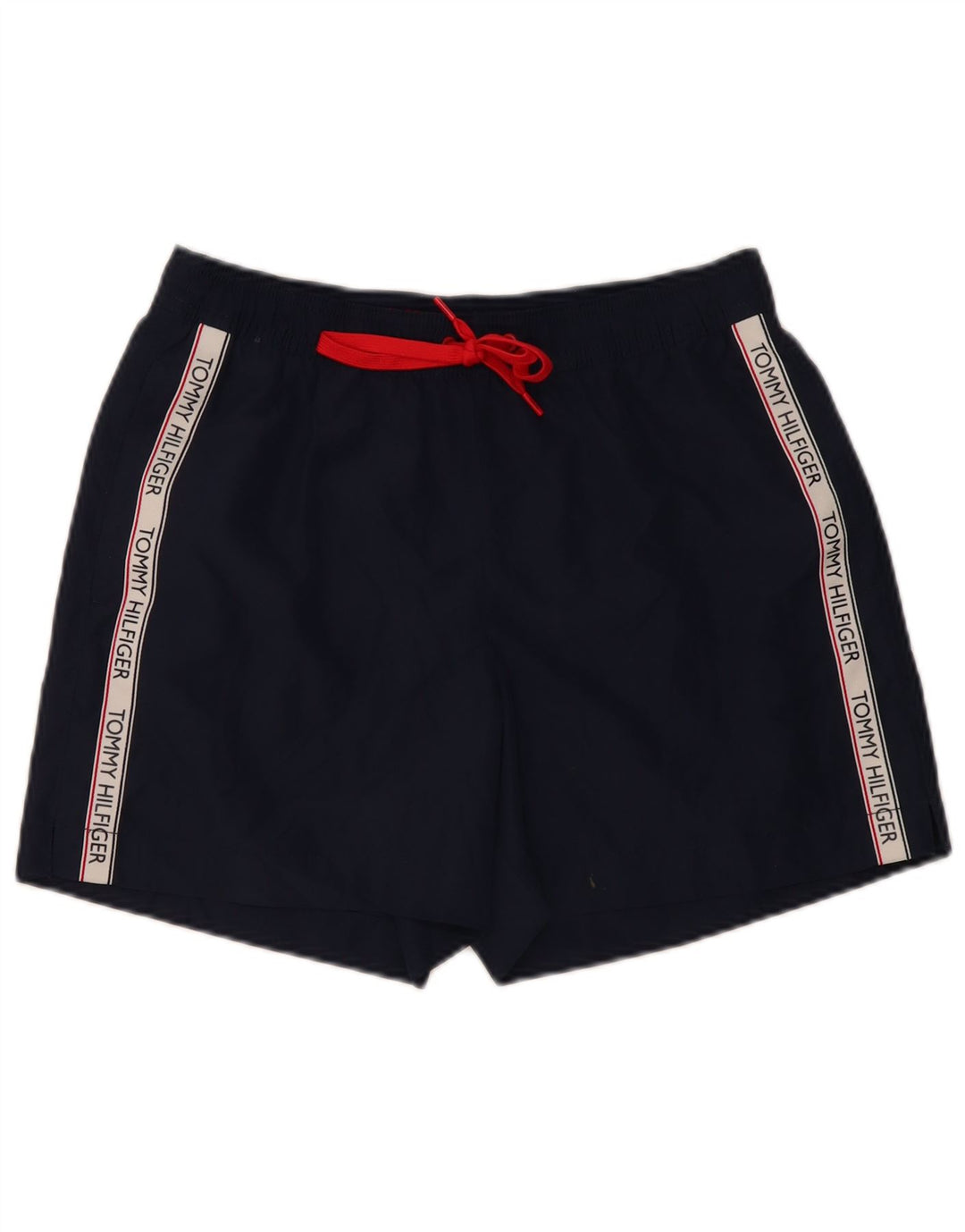 TOMMY HILFIGER Shorts de baño gráficos para hombre Poliéster azul marino medio