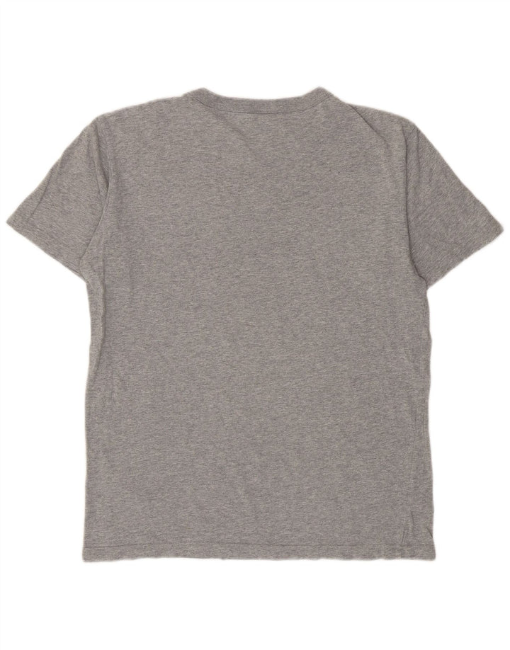 Champion Camiseta gráfica para hombre Top grande gris moteado