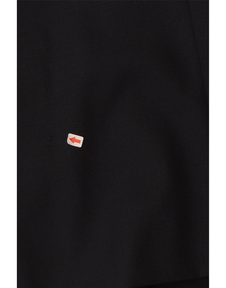 Chaqueta tipo blazer con doble botonadura para hombre Profilo IT 48 Lana virgen negra mediana