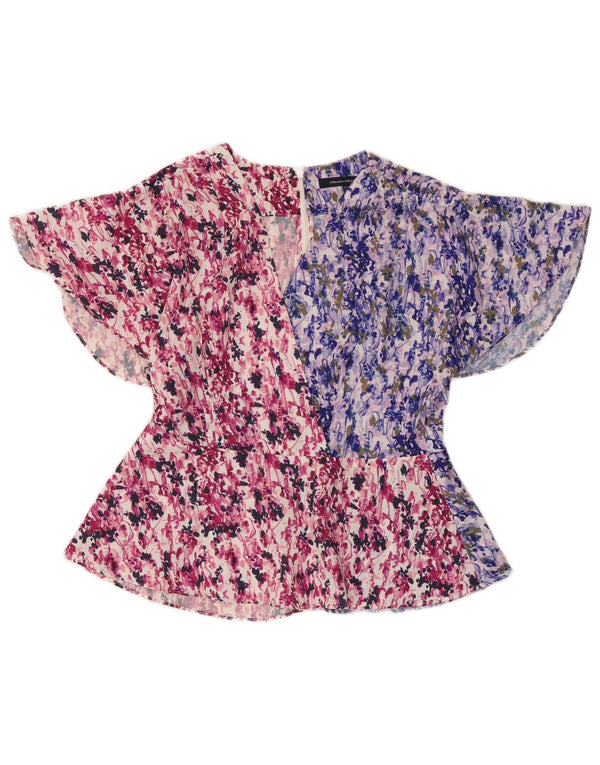 French Connection Blusa para Mujer Top UK 42 Mediano Multicolor