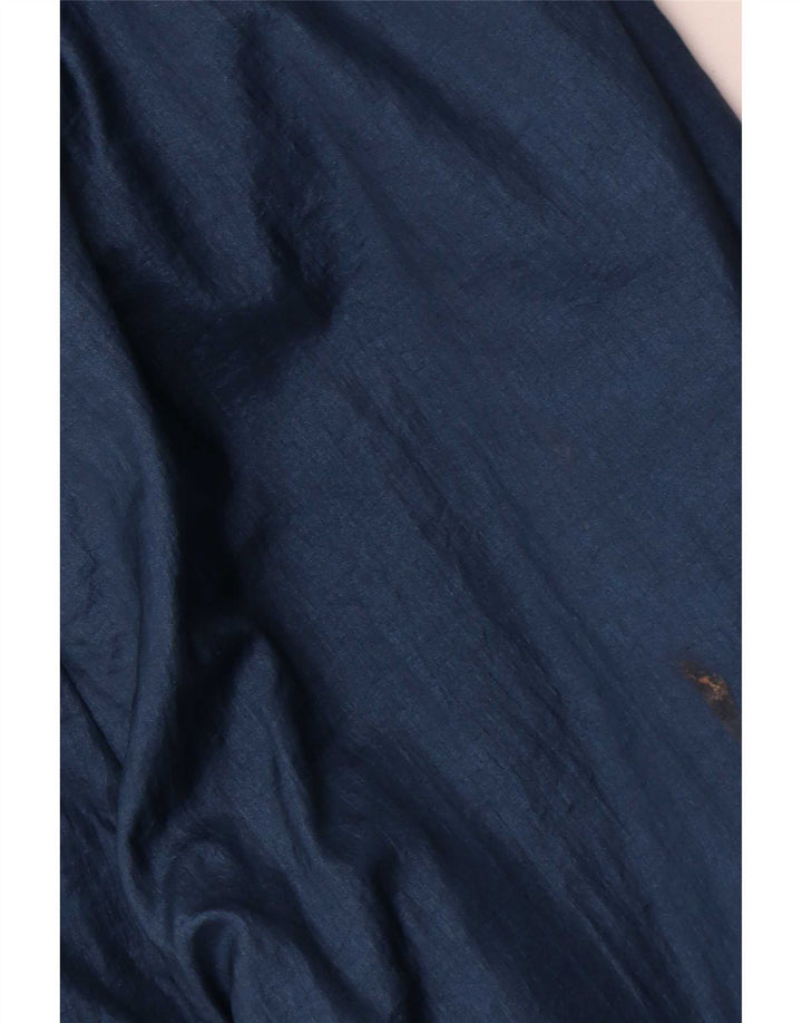 Vintage Hombre Chándal Pantalones Joggers IT 48 Medio Azul Marino Poliamida
