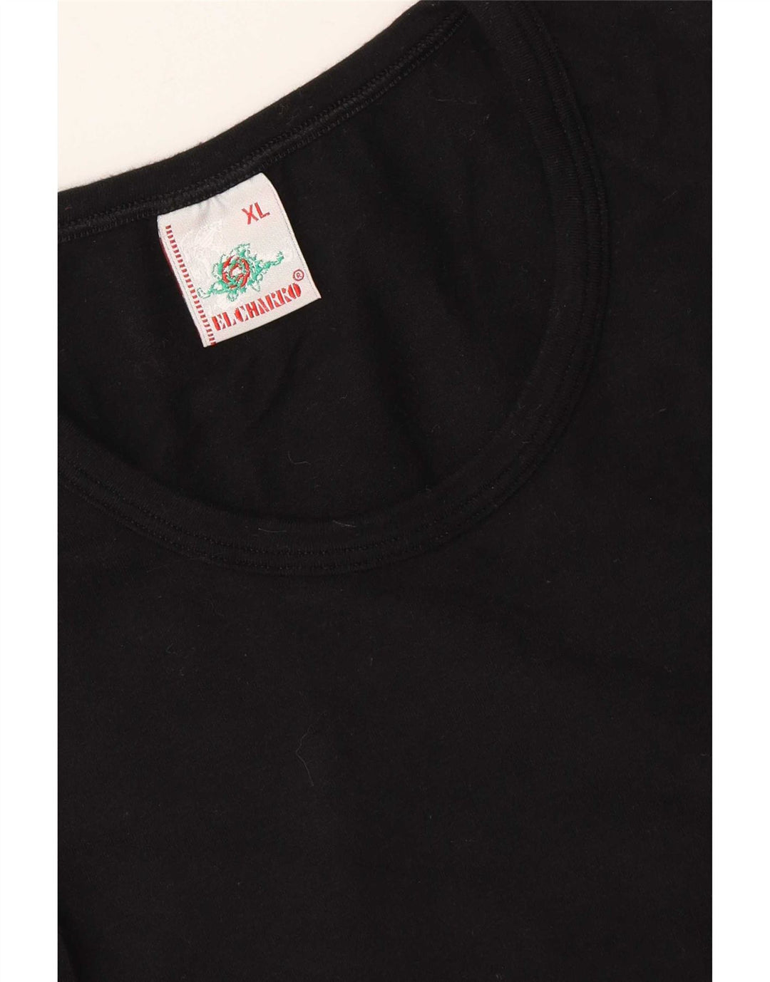 El Charro Camiseta Hombre Top XL Negro