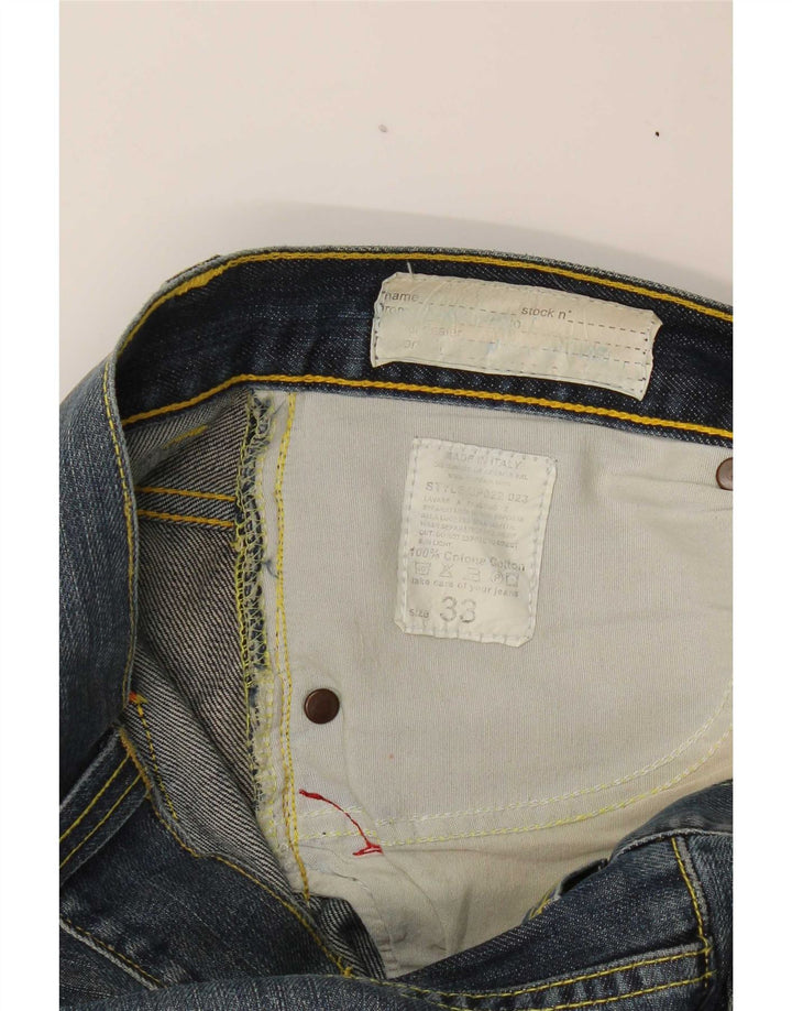 Vaqueros Dondup Mujer Slim W33 L33 Azul Marino Algodón