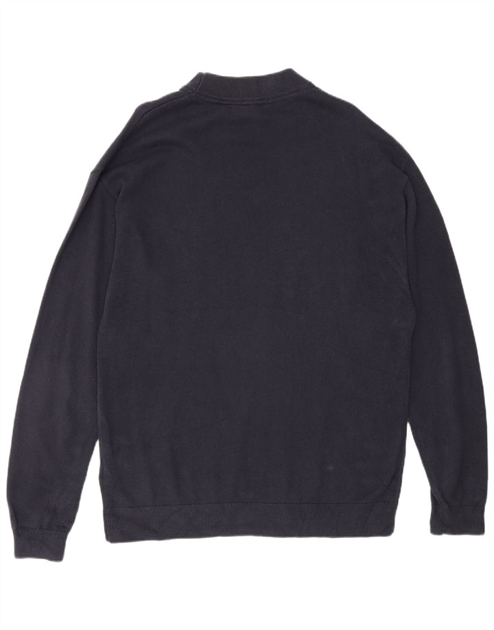 Calvin Klein Jeans Hombre Cuello Redondo Jersey Suéter Pequeño Azul Marino