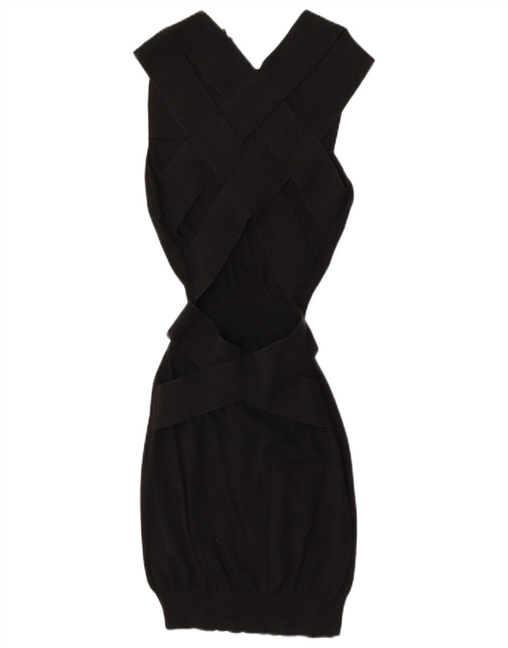 All Saints Vestido burbuja para mujer UK 8 samll Algodón negro
