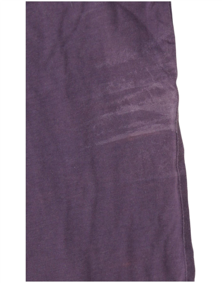 TED BAKER Polo para hombre Talla 6 2XL Algodón color block morado