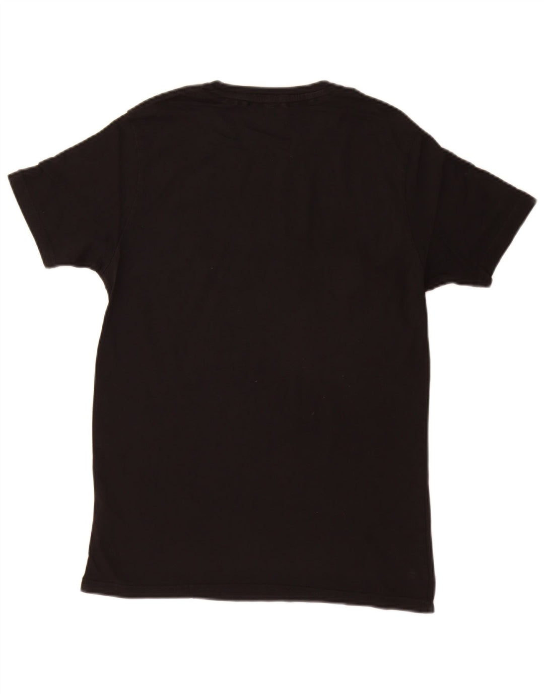 Alpha Industries - Camiseta gráfica para hombre, talla pequeña, algodón negro