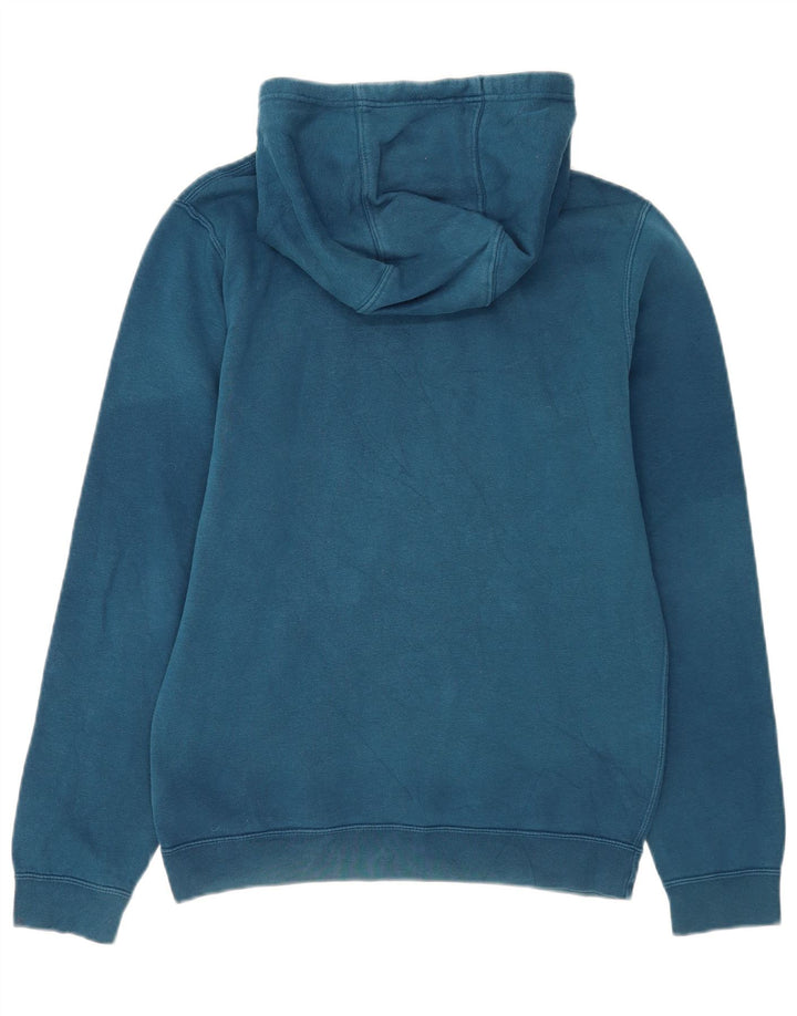 Nike Jersey con capucha para hombre, talla pequeña, algodón azul