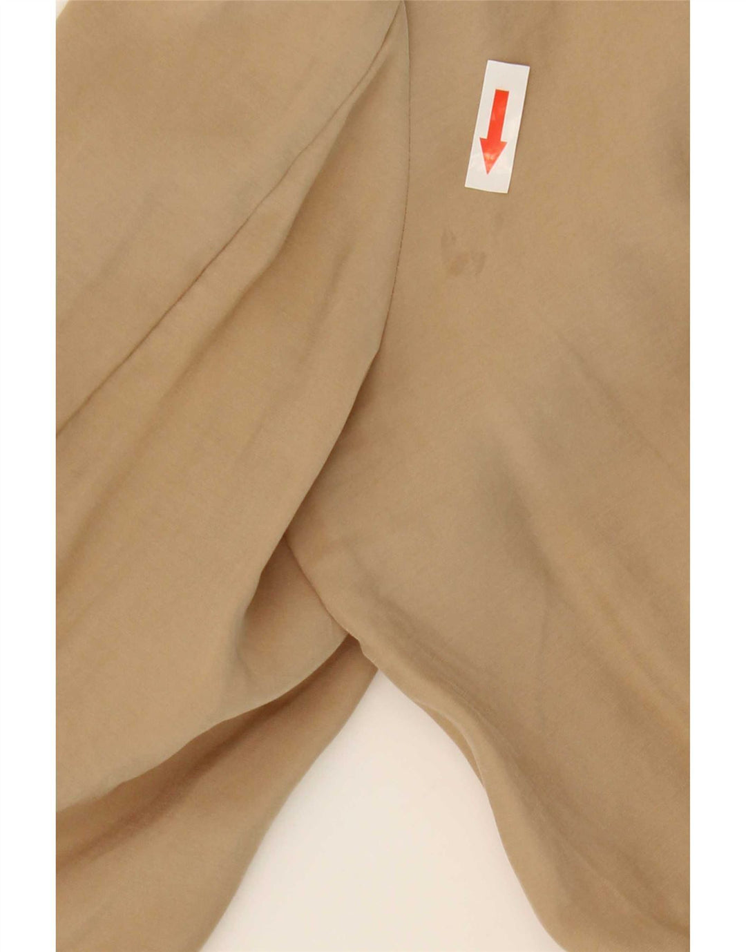 Zara Mujer Chaqueta Cascada Abierta UK 44 Medium Beige Modal