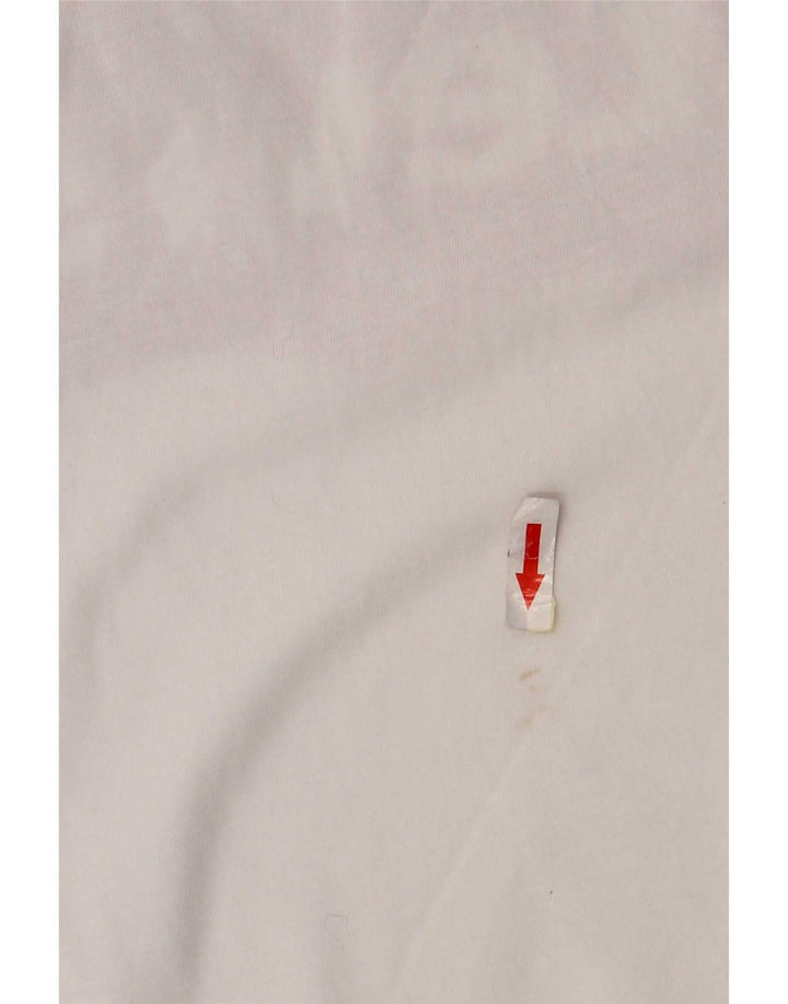 Levi's Camiseta gráfica para hombre Top mediano de algodón blanco