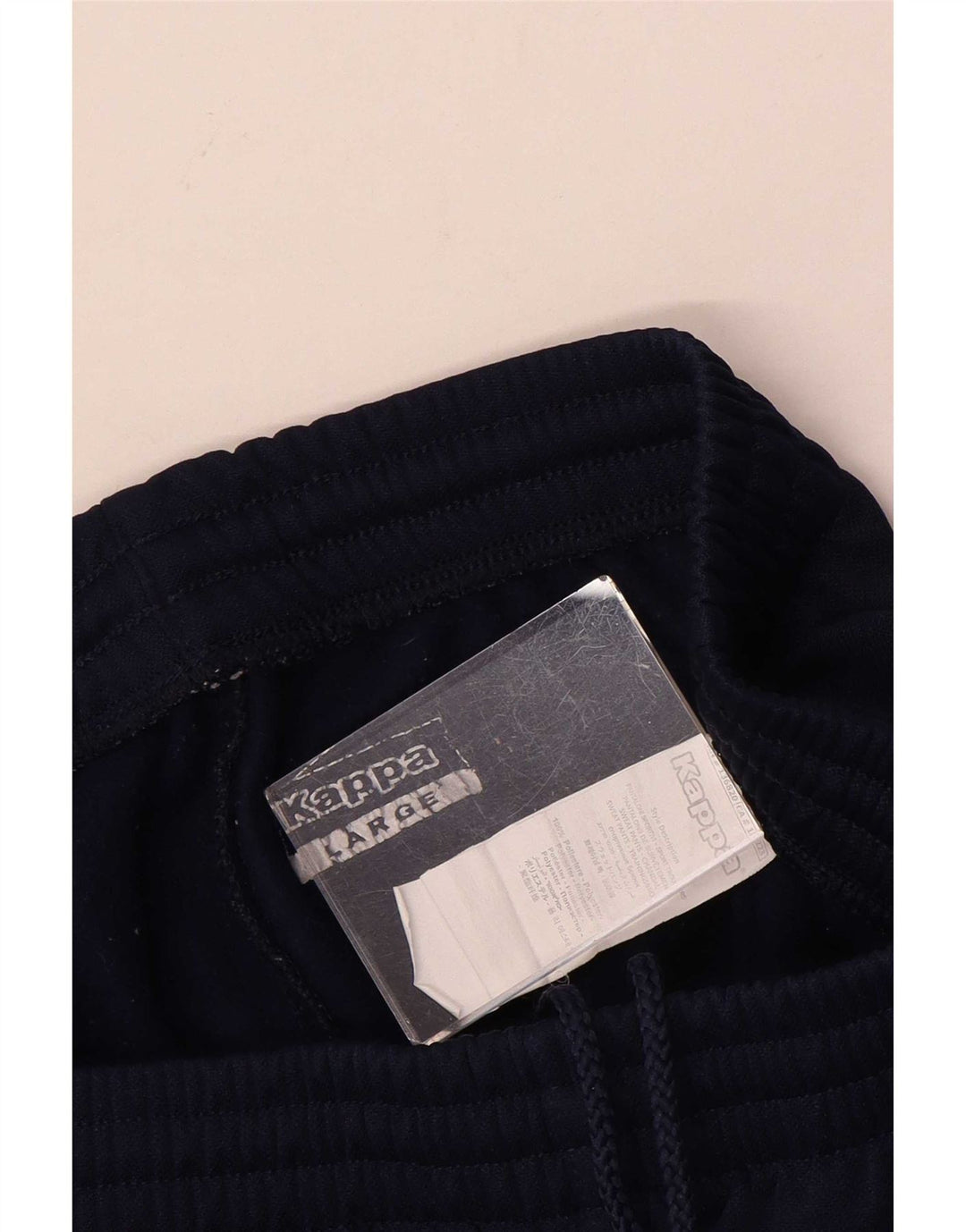 Kappa Bermudas deportivas para hombre, talla grande, poliéster azul marino