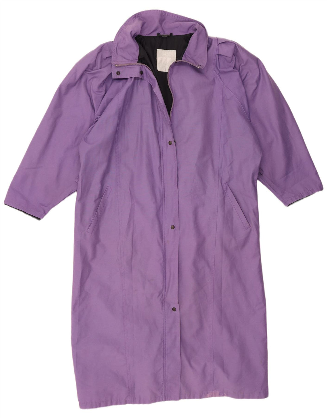Vintage mujer abrigo de gran tamaño Reino Unido 18 XL Púrpura