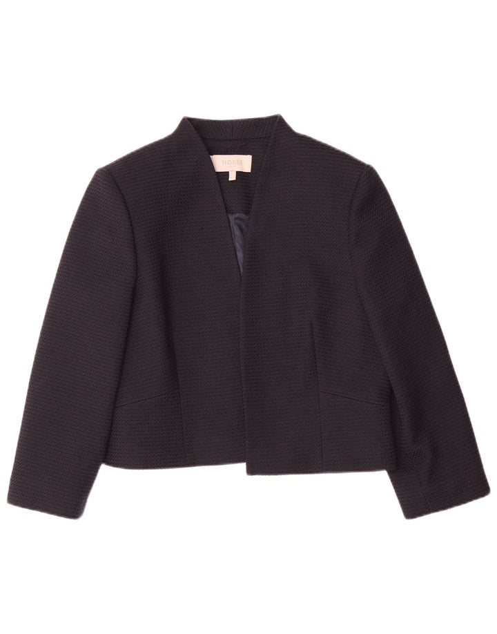 HOBBS Chaqueta Bolero Abierta de Manga 3/4 para Mujer UK 40 Medium Black