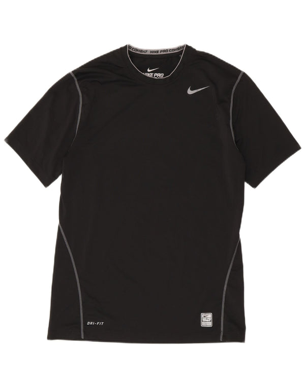 NIKE Camiseta Dri Fit para Hombre Top Mediano Poliéster Negro