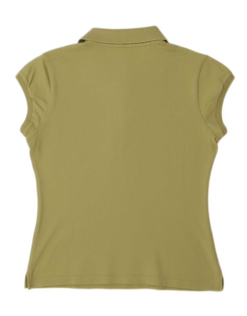 NIKE Womens Polo Shirt UK 10/12 Medium Green Cotton Vintage Nike and Second-Hand Nike from Messina Hembry 