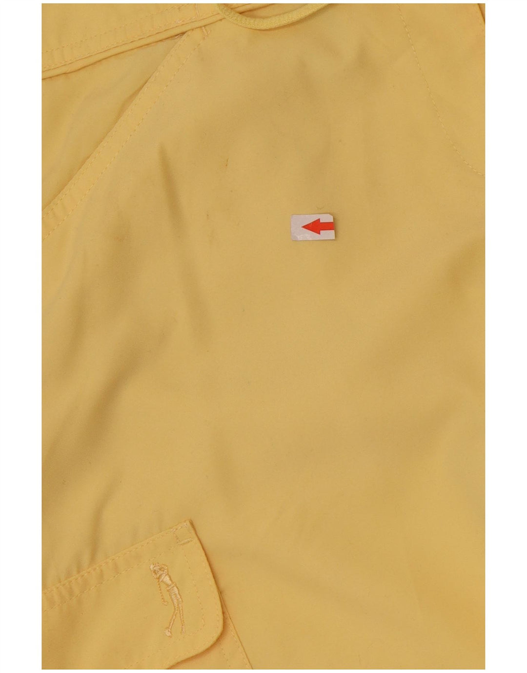 Izod Pantalones Capri Cargo para Mujer US 12 Grande W34 L22 Poliéster Amarillo
