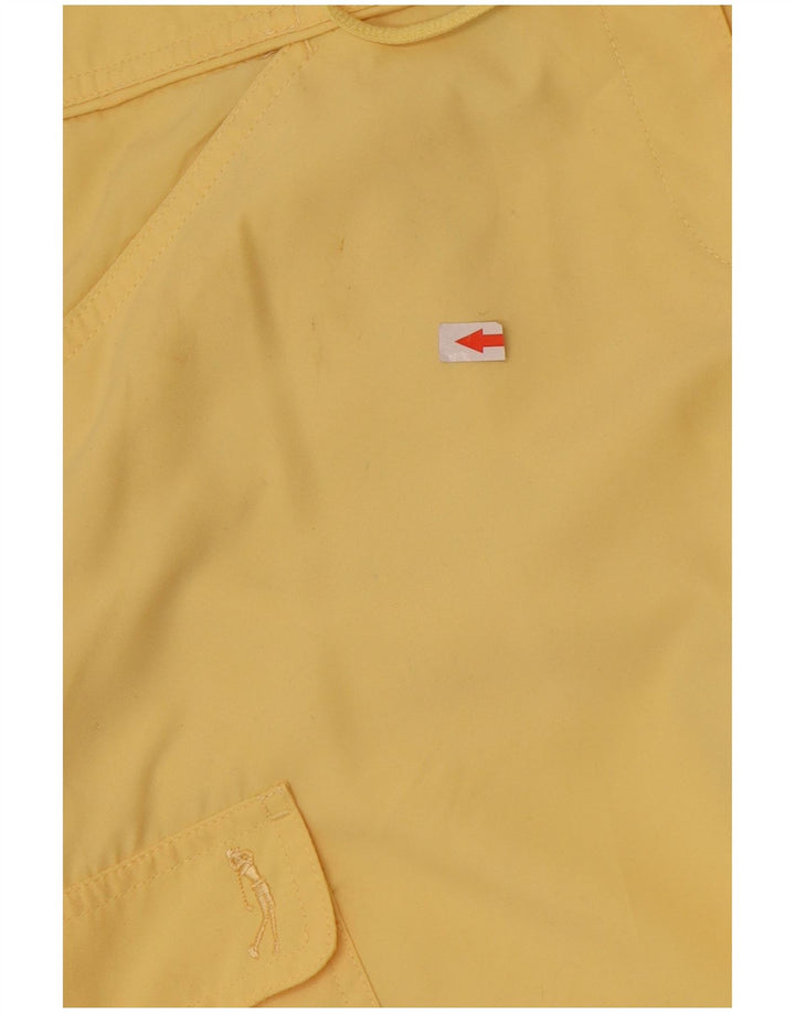 Izod Pantalones Capri Cargo para Mujer US 12 Grande W34 L22 Poliéster Amarillo