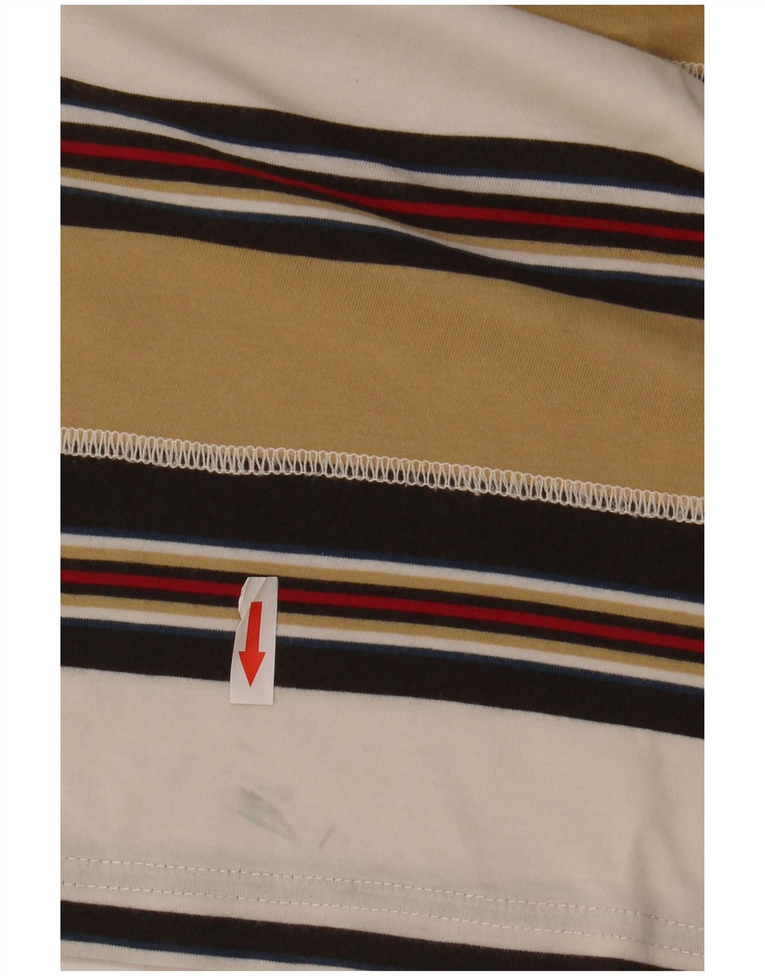 Gas Mujer Top Manga Larga UK 46 Grande Multicolor Rayas