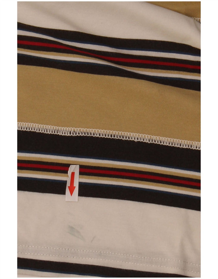 Gas Mujer Top Manga Larga UK 46 Grande Multicolor Rayas