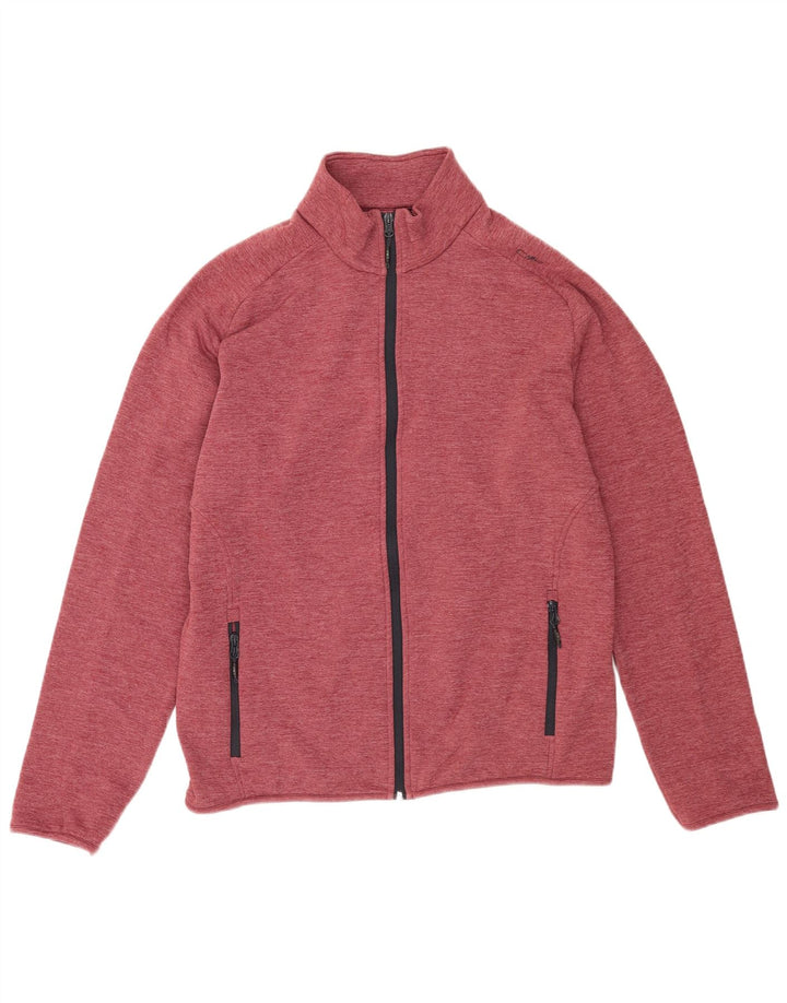 CMP Chaqueta de chándal para hombre IT 54 XL Poliéster moteado burdeos