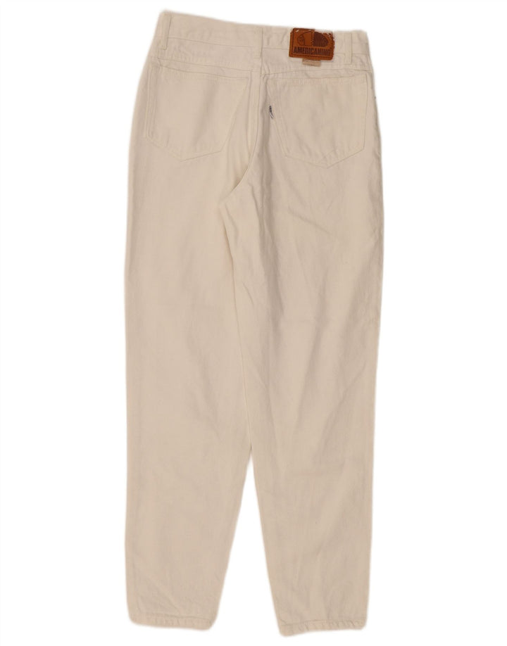 Americanino Jeans Cónicos De Cintura Alta Para Mujer W28 L28 Off White Classic