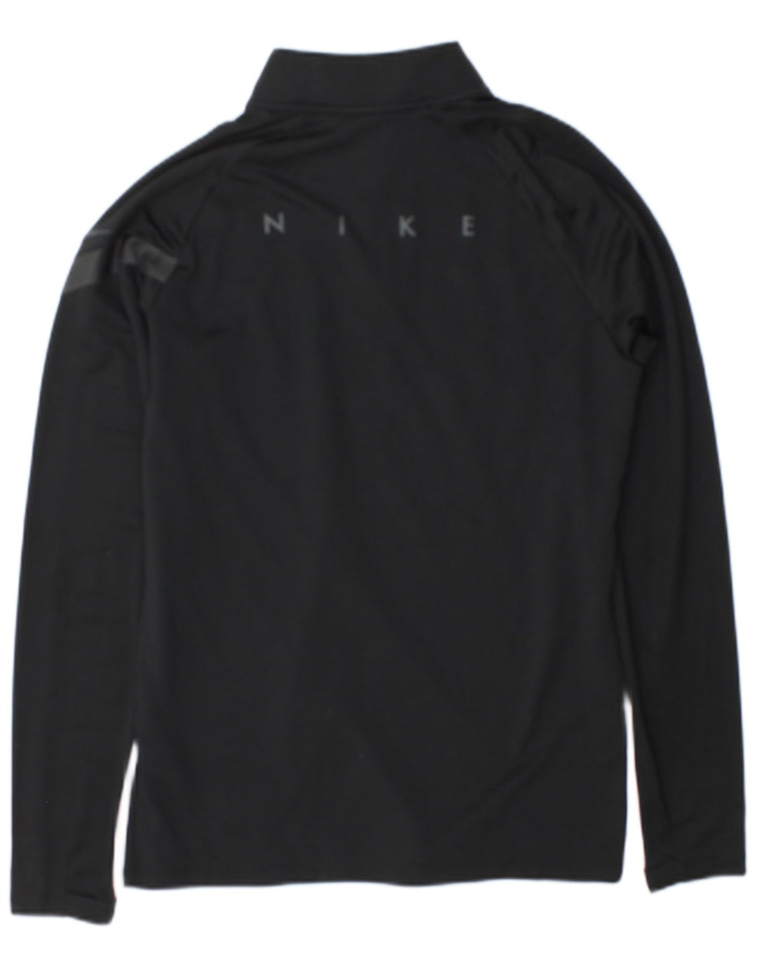 Nike Dri Fit Graphic Zip Neck Jersey Chándal para Hombre Top Pequeño Negro