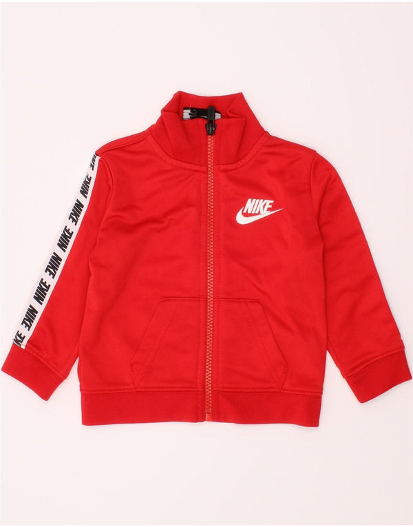 NIKE - Chaqueta de chándal gráfica para bebés (6-9 meses), color rojo