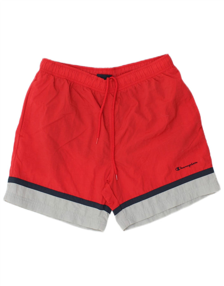Champion Shorts deportivos para hombre color rojo medio