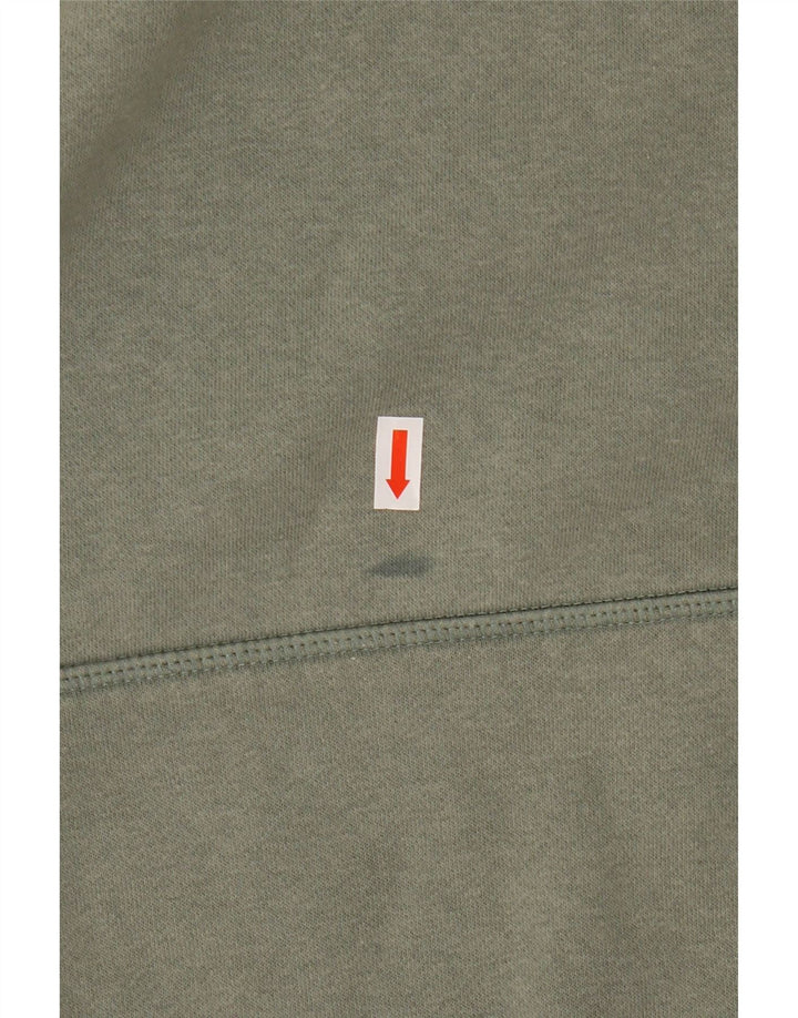 HURLEY Jersey con capucha gráfica para mujer Reino Unido 14 Algodón verde medio