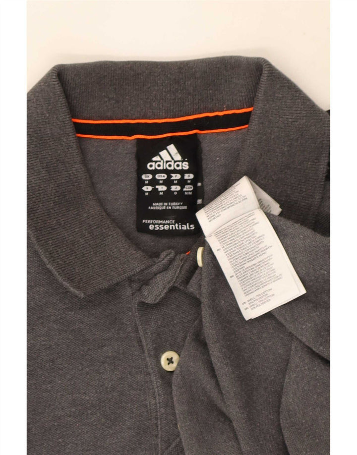 Adidas Polo Climalite para hombre de algodón gris medio