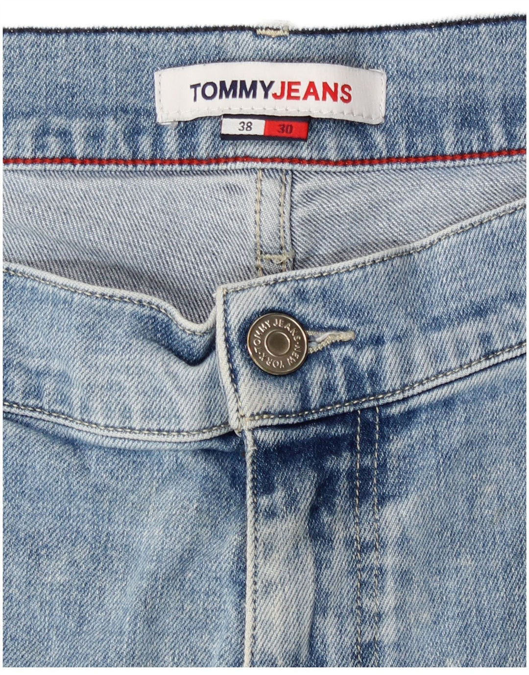 Tommy Hilfiger Vaqueros ajustados para hombre W38 L27 Algodón azul