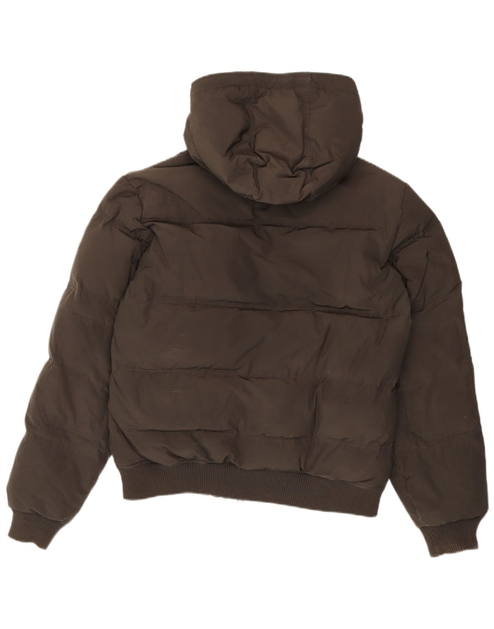 Bomboogie Chaqueta acolchada con capucha para hombre UK 42 XL Poliéster gris