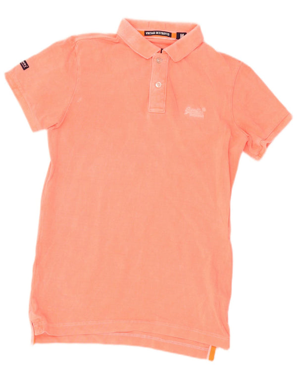 Superdry Polo De Algodón Rosa Medio Para Hombre