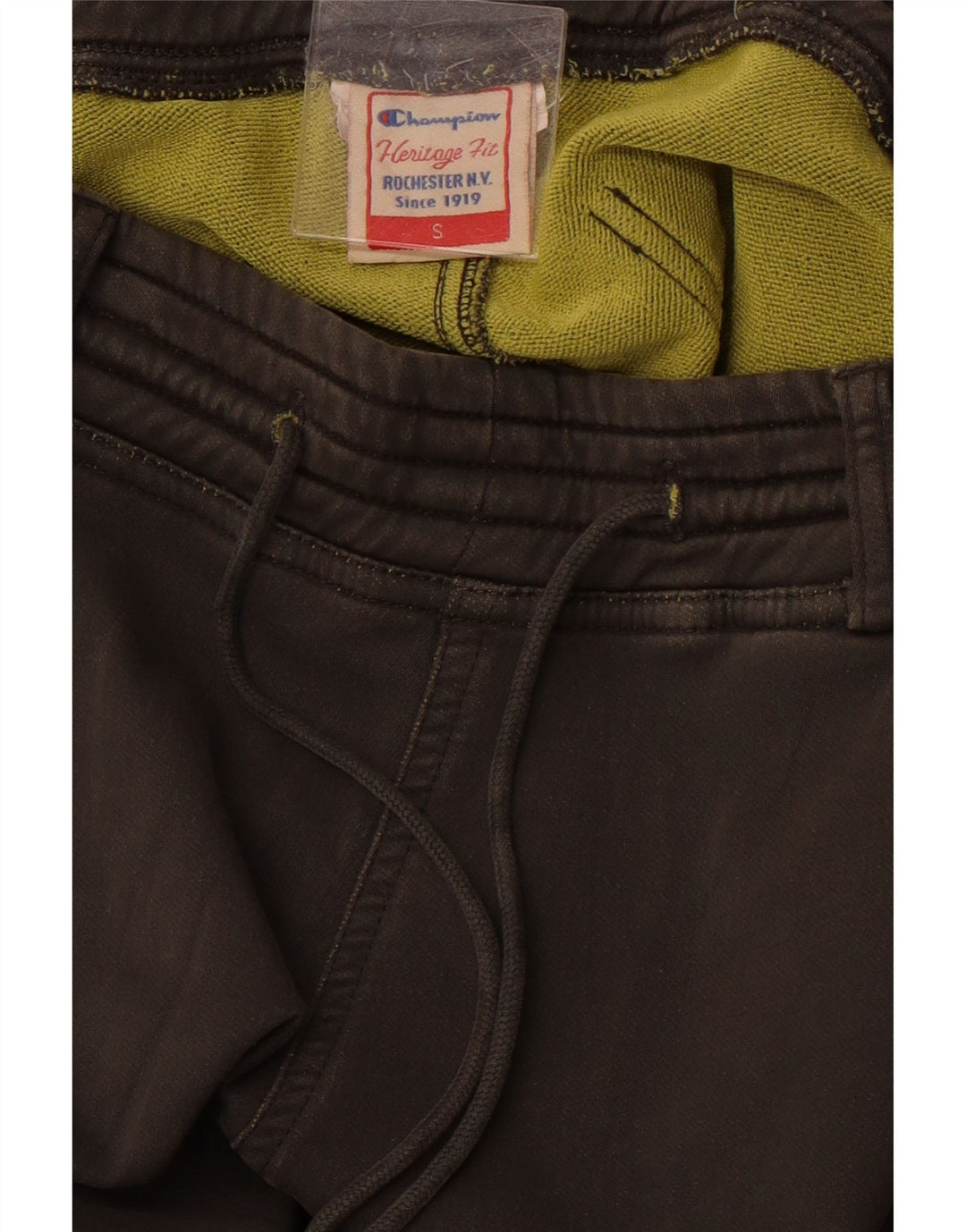 CHAMPION Pantalones de chándal Heritage Fit para hombre, talla pequeña, gris