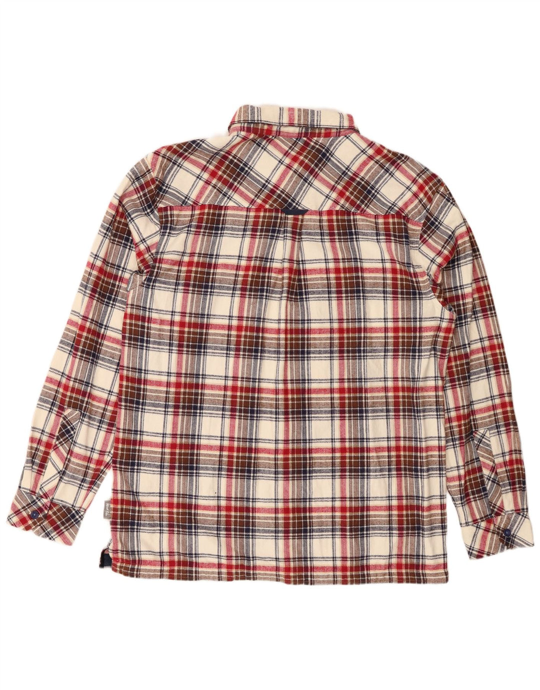 WEIRD FISH Camisa de franela para hombre 2XL Algodón a cuadros multicolor