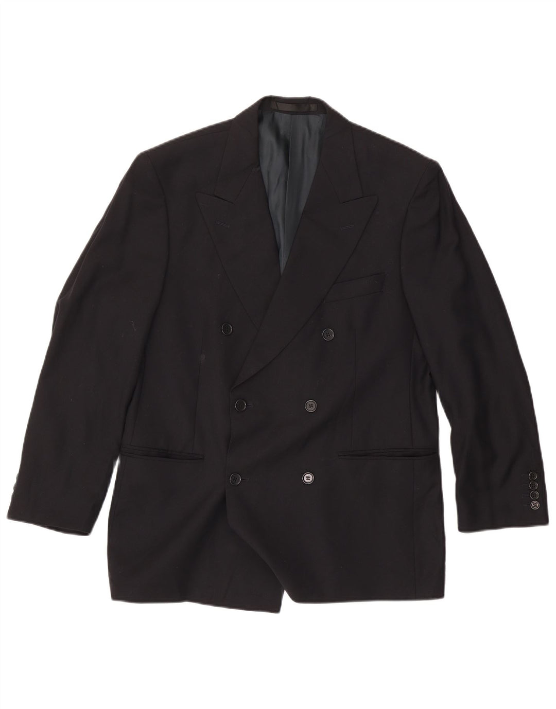 Marks & Spencer Chaqueta tipo blazer con doble botonadura para hombre UK 40 Medium Azul marino