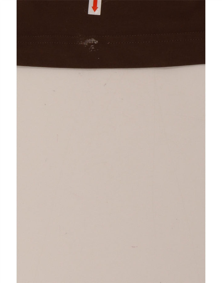 PUMA Camiseta gráfica para hombre Top grande marrón