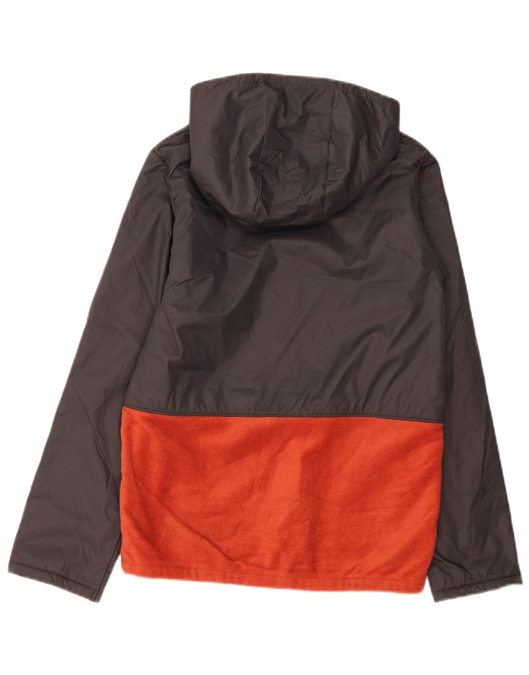COLUMBIA Chaqueta polar con capucha para niño 14-15 años Grande Gris Colorblock