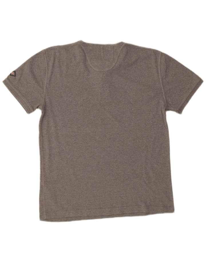 Superdry Camiseta para hombre Top grande de algodón gris