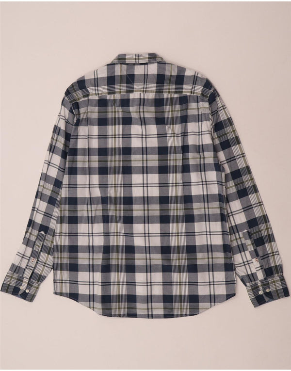 Camisa Tommy Hilfiger Hombre Regular Fit XL Azul Marino Cuadros