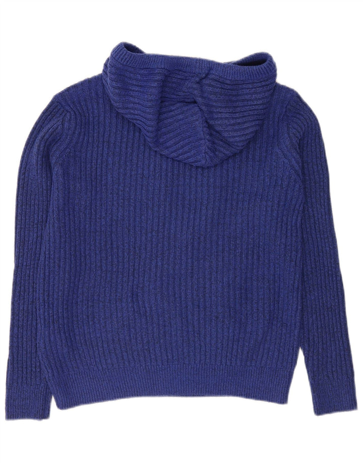 Marks & Spencer Jersey con capucha para mujer UK 40 Poliéster azul medio