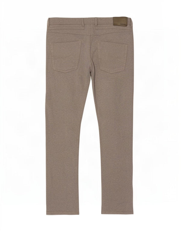 Diesel Pantalones Rectos Casuales Para Hombre Grande W34 L34 Gris