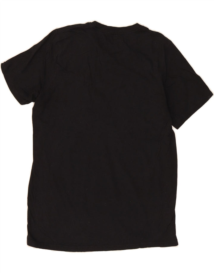ADIDAS Mens Graphic T-Shirt Top Medium Black Cotton Vintage Adidas and Second-Hand Adidas from Messina Hembry 