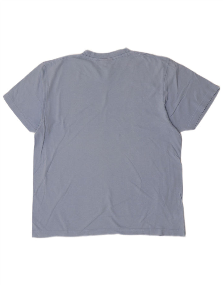 Champion Camiseta Gráfica Para Hombre Top Grande De Algodón Azul