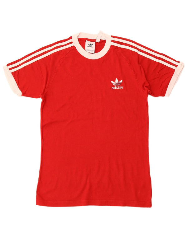 ADIDAS Camiseta Hombre Top XS Rojo Algodón