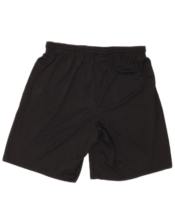 Nike Pantalones cortos deportivos Dri Fit Slim para hombre, poliéster negro grande
